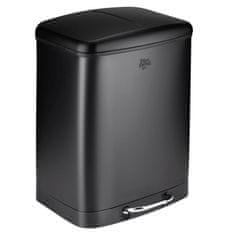 Dirt Devil Koš za ločene odpadke 2 x 12 l tiho zapiranje črn ED-249507
