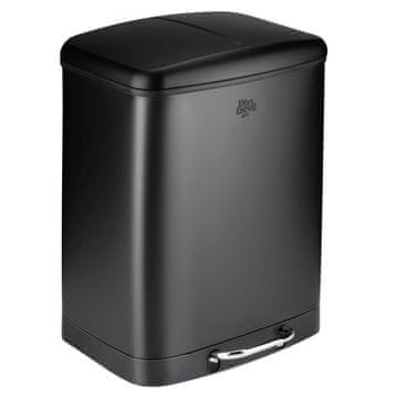 Dirt Devil Koš za ločene odpadke 2 x 12 l tiho zapiranje črn ED-249507