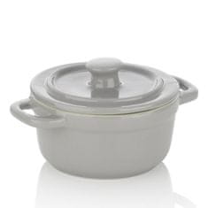 Kela Pekač s pokrovom MALIN 14 x 9,5 cm siv KL-15289