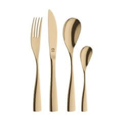 CS Solingen Set pribora iz nerjavečega jekla 24 kosov BOCHOLT GOLD CS-080167