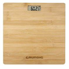 Grundig Digitalna osebna tehtnica Bamboo 180 kg ED-247741