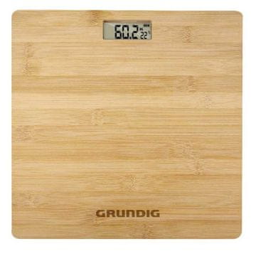 Grundig Digitalna osebna tehtnica Bamboo 180 kg ED-247741