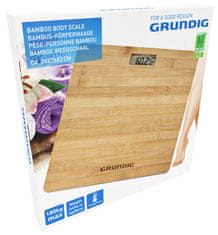 Grundig Digitalna osebna tehtnica Bamboo 180 kg ED-247741