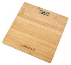 Grundig Digitalna osebna tehtnica Bamboo 180 kg ED-247741