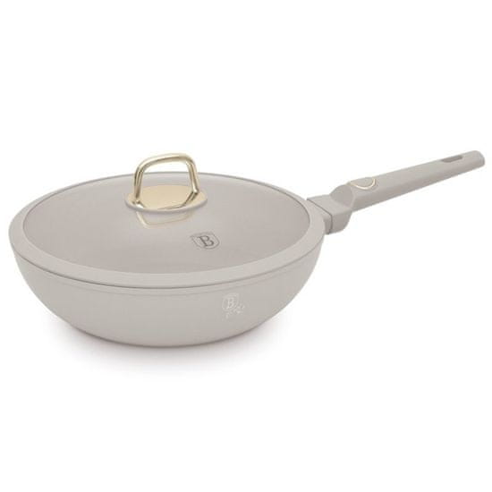 Berlingerhaus Ponev WOK s titanovo površino in pokrovom 28 cm Sahara Collection BH-8064