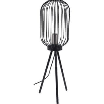 HOMESTYLING Kovinska svetilka, srebrna, 60 x 17,5 cm