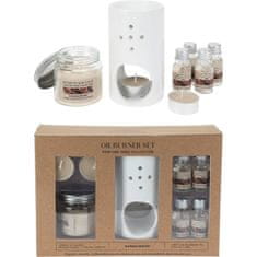HOMESTYLING Komplet aroma svetilke z dodatki 8 kosov KO-CC5056770