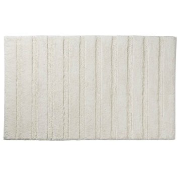 Kela Kopalniška preproga Megan 65x55 cm bombažna sivo-bela KL-23580