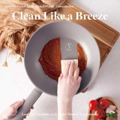 Berlingerhaus WOK ponev s titanovo površino 28 cm Taupe Collection BH-8093