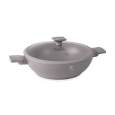 Berlingerhaus Ponev WOK s titanovo površino in pokrovom 30 cm Taupe Collection BH-8095