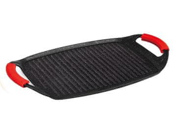 Berlingerhaus Plošča za žar z neprijemljivo površino 47 cm Burgundija Metallic Line BH-6182