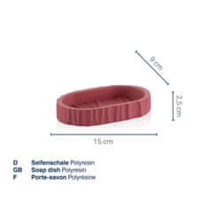 Kela Mila Merida poliresin malina rdeča 15,0x9,0x2,5cm KL-23768