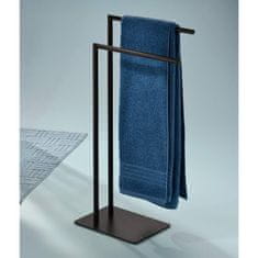 Kela Kovinsko držalo za brisače črno v obliki črke L 30x20x81cm KL-22495