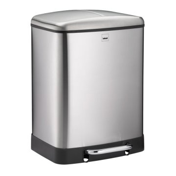 Kela Koš za smeti Davino srebrno mat 24l KL-10954