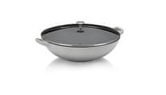 Kela Litoželezni vok s pokrovom CALIDO 36 cm siv KL-12610