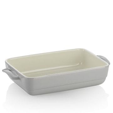 Kela Keramična posoda za pečenje MALIN 32 x 19 cm, siva