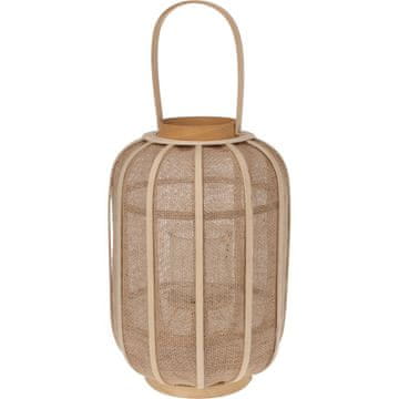 ProGarden Zunanja svetilka za svečo iz ratana, 40 cm