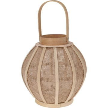 ProGarden Zunanja svetilka za svečo iz ratana, 23 cm