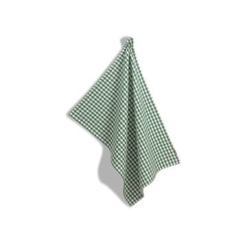 Kela Kuhinjska krpa Cora, 100 % bombaž, svetlo zelena/zelena v karirastem vzorcu, 70,0 x 50,0 cm