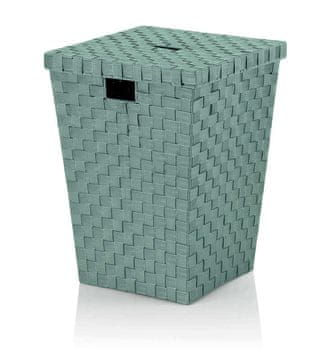 Kela Košara za perilo Alvaro PP sliver limetno zelena KL-24519