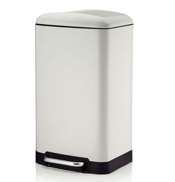 Kela Koš za odpadke DAVINO 30 l bela KL-10905