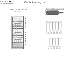 Dunavox vinska vitrina DXFH-50.142 samostoječa vinska vitrina