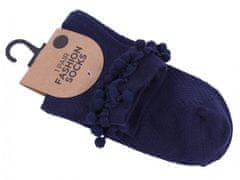 PRIMARK Ženske nogavice s cofki, mornarsko modre, visoke - 37-42 