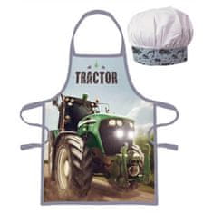 Faro Predpasnik in kuharska kapa zeleni Traktor