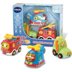 shumee Tut Tut Bolides - Emergency Trio Box (gasilci + traktor + helikopter)