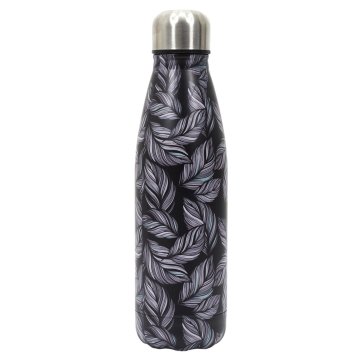 shumee Termo steklenica Flower, črna, 500 ml