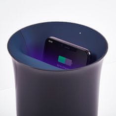 Lexon Brezžična polnilna postaja Oblio 10 W 2A z vgrajenim UV razkužilom Temno modra (LH59DB)