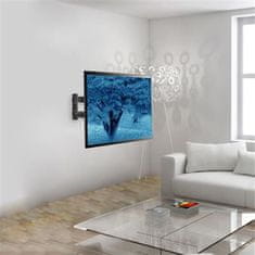 ACT Stenski nosilec za TV AC8354 Full Motion 23" do 55" VESA 35kg črn