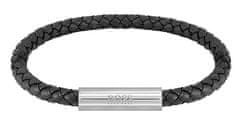 Hugo Boss Pletena usnjena zapestnica za moške 1580152
