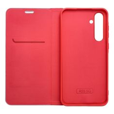 OEM LUNA Book Carbon torbica za XIAOMI Redmi Note 13 4G rdeča