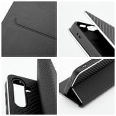 OEM LUNA Book Carbon torbica za XIAOMI Redmi Note 10 Pro, črna