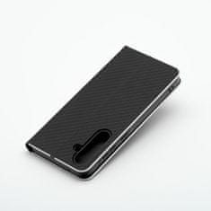 OEM LUNA Book Carbon torbica za XIAOMI Redmi Note 10 Pro, črna