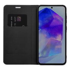 OEM LUNA Book Carbon torbica za XIAOMI 14T, črna
