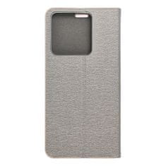 OEM LUNA Book Gold torbica za XIAOMI Redmi Note 13 5G srebrna