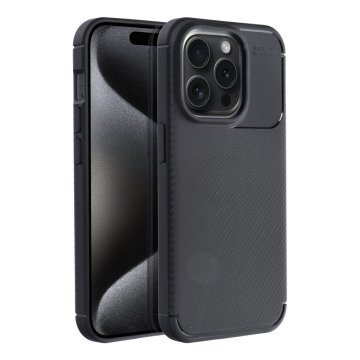 OEM CARBON PREMIUM etui za IPHONE 15 Pro črn