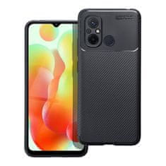 OEM CARBON PREMIUM etui za XIAOMI Redmi 12C črn