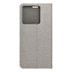 OEM LUNA Book Gold torbica za XIAOMI Redmi Note 13 PRO 5G srebrna