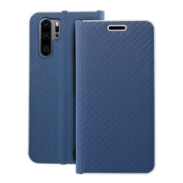 OEM LUNA Book Carbon torbica za HUAWEI P30 Pro, modra