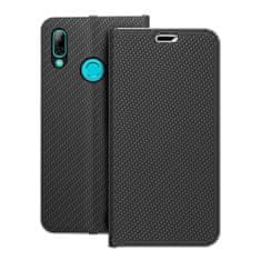 OEM LUNA Book Carbon torbica za HUAWEI P Smart 2019 črna
