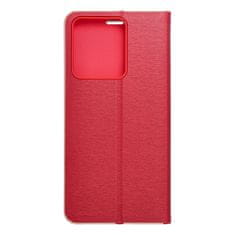 OEM LUNA Book Gold torbica za XIAOMI Redmi Note 13 4G rdeča
