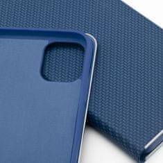 OEM LUNA Book Carbon torbica za iPhone 15, modra