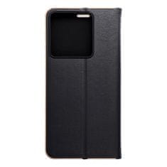 OEM LUNA Book Gold torbica za XIAOMI Redmi Note 13 PRO 5G črna