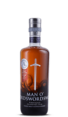 man-o-sword Škotski whisky Man O'Words Founder's Selection STR Burgundy Red Wine Cask Single Malt PEATED 0,7 l