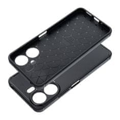 OEM CARBON PREMIUM etui za XIAOMI Redmi 13C / POCO C65 črn