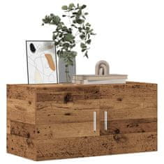 Vidaxl Stenska omara Old Wood 80x39x40 cm Inženirski les