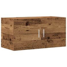 Vidaxl Stenska omara Old Wood 80x39x40 cm Inženirski les